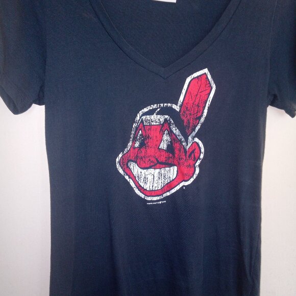MLB Cleveland Indians Nostalgic Women's Top - Picture 6 of 14